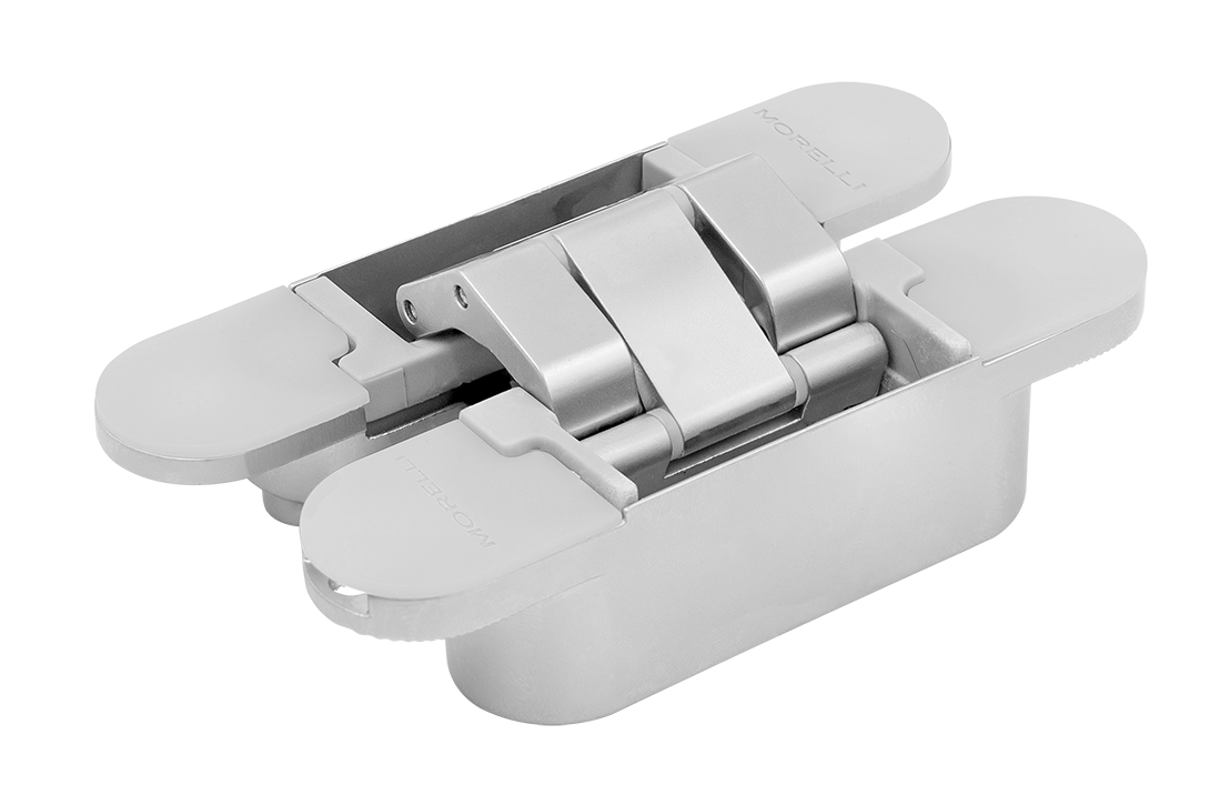 Петля скрытая HH-28 SC врезная с 3D-регулировкой вес полотна до 40 кг, цвет матовый хром фото купить Краснодар