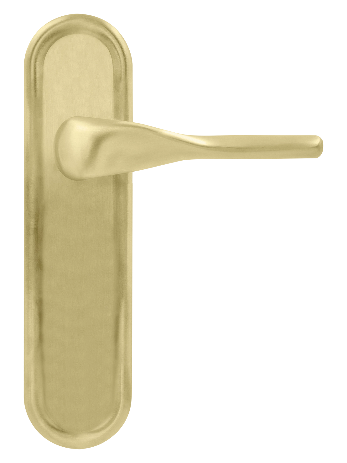 Ручка дверная LVB PLR AH на планке, цвет Осенний мёд/Autumn Honey фото купить в Краснодаре