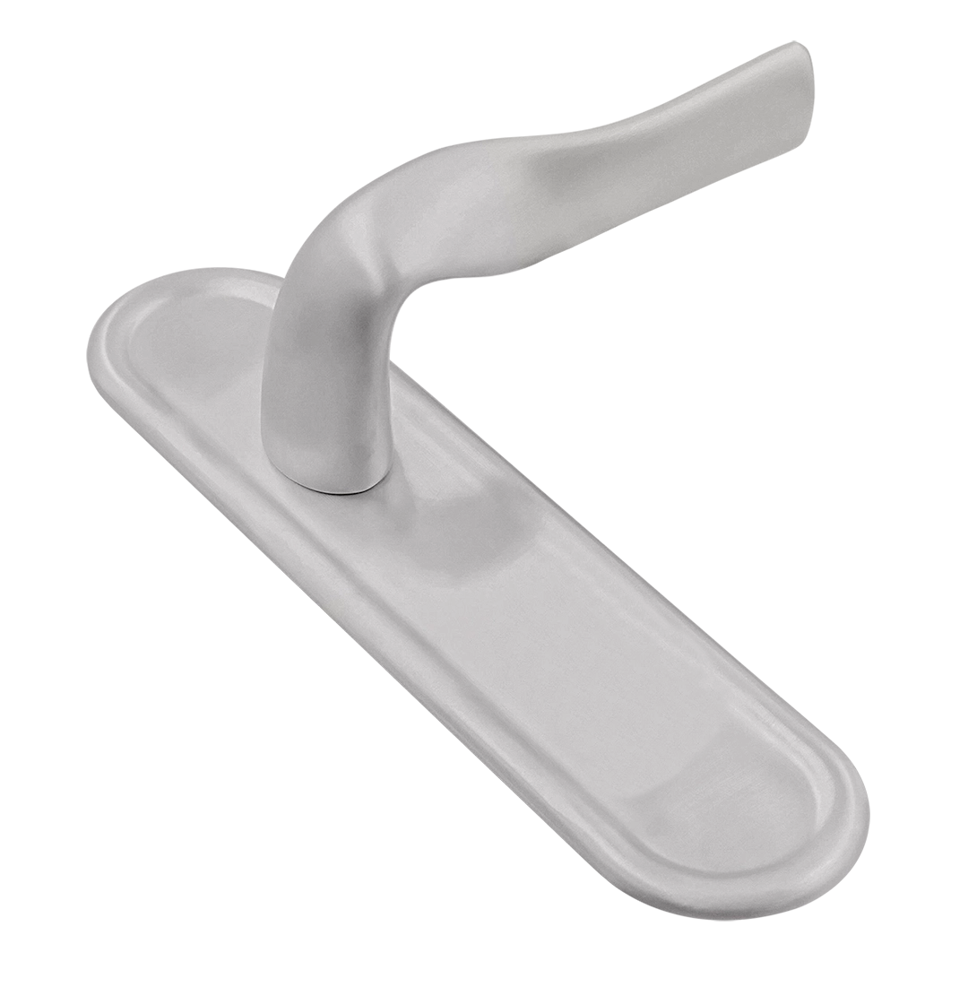 Ручка дверная LVB PLR SSW на планке, цвет Стокгольмский снегопад/Stockholm Snowfall фото купить Краснодар