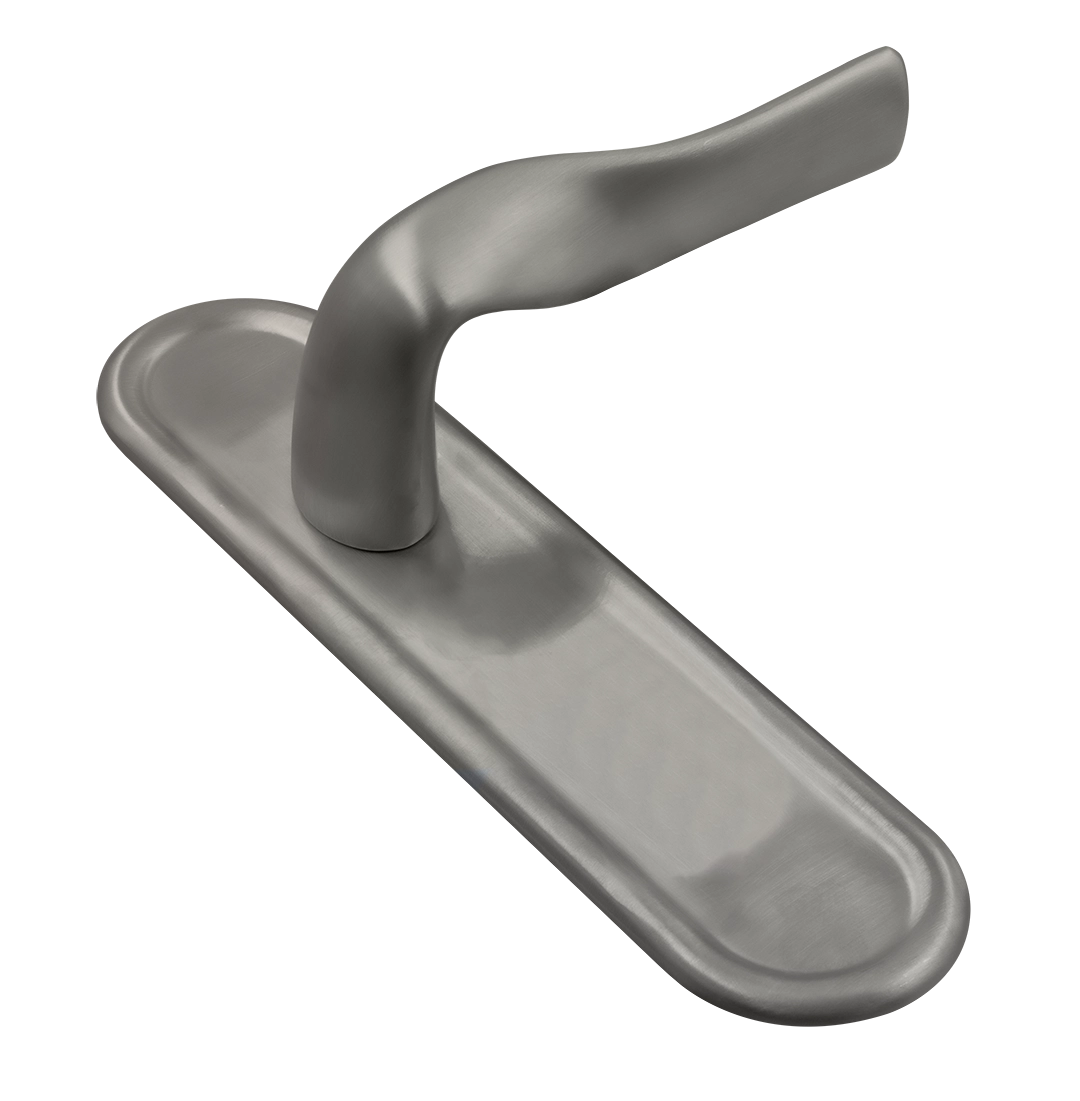 Ручка дверная LVB PLR WF на планке, цвет Зимняя стужа/Winter Frost фото купить Краснодар