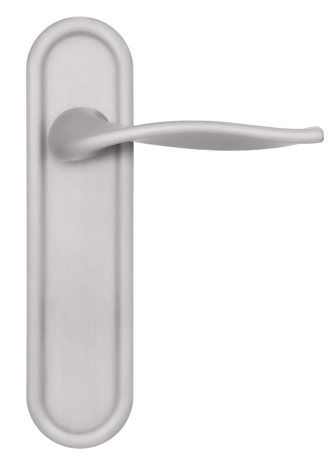 Ручка дверная SKYSCRAPER PLR SSW на планке, цвет Стокгольмский снегопад/Stockholm Snowfall фото купить в Краснодаре