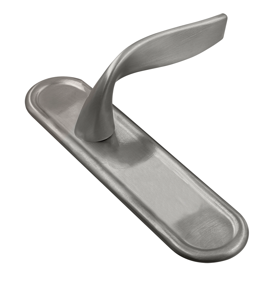 Ручка дверная SKYSCRAPER PLR WF на планке, цвет Зимняя стужа/Winter Frost фото купить Краснодар