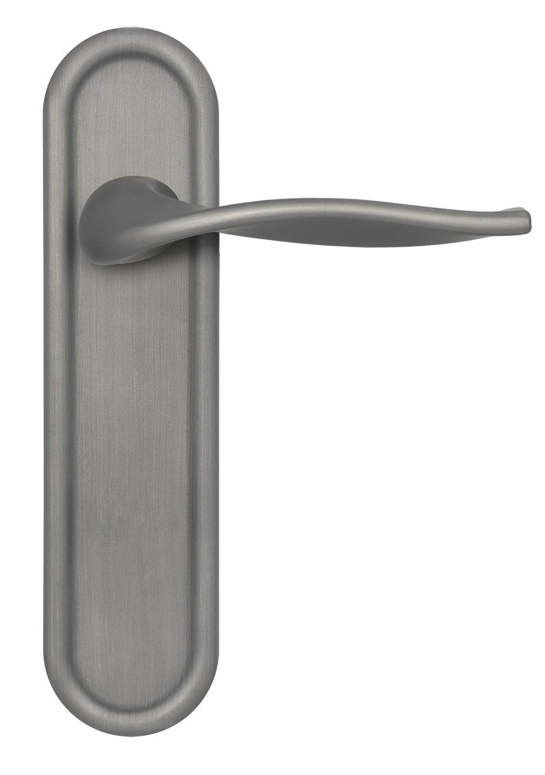 Ручка дверная SKYSCRAPER PLR WF на планке, цвет Зимняя стужа/Winter Frost фото купить в Краснодаре