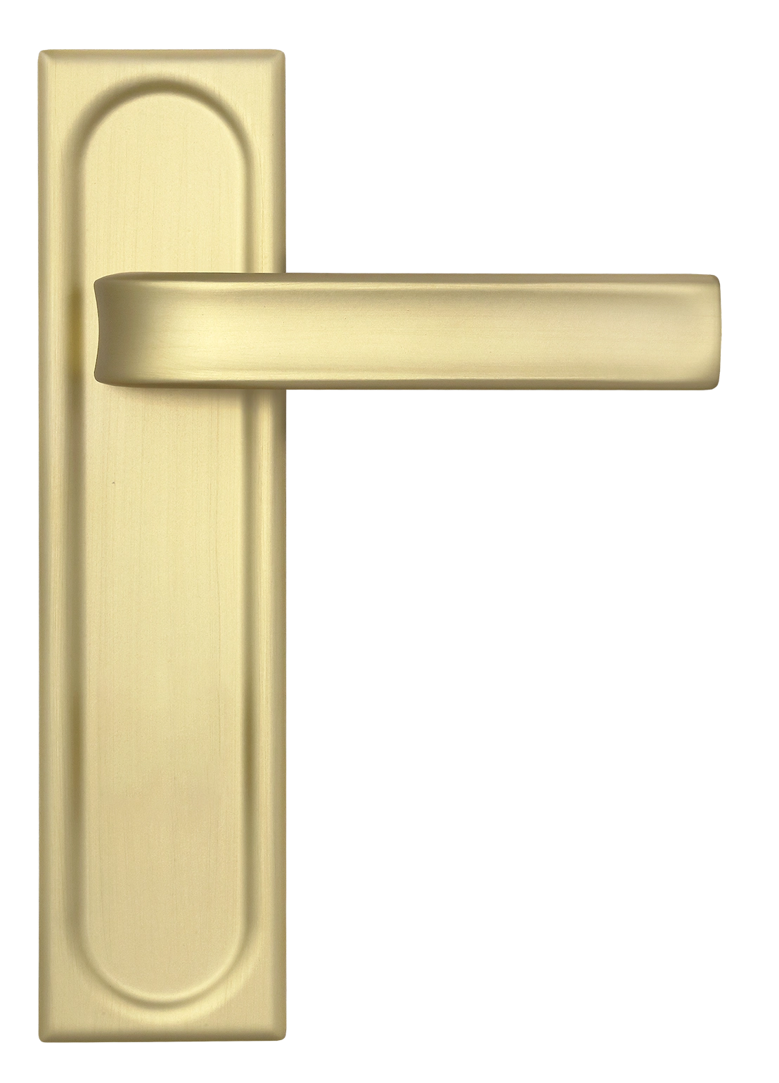 Ручка дверная THE BUS STATION PLS AH на планке, цвет Осенний мёд/Autumn Honey фото купить в Краснодаре