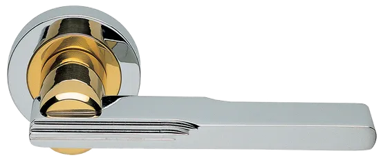 VERONICA R2 COT, ручка дверная, цвет - глянцевый хром/золото фото купить Краснодар