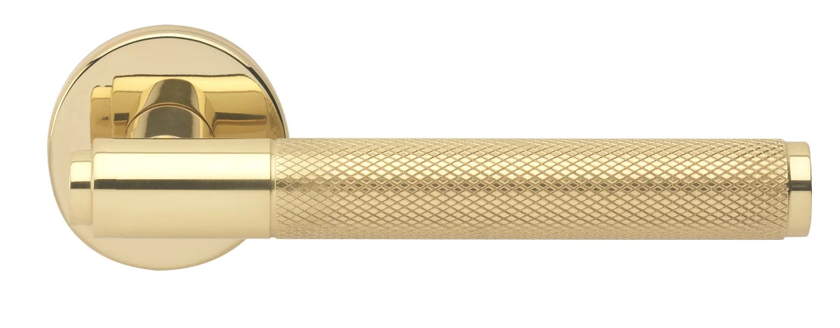 BRIDGE R6 OTL, ручка дверная с усиленной розеткой, цвет -  золото фото купить Краснодар