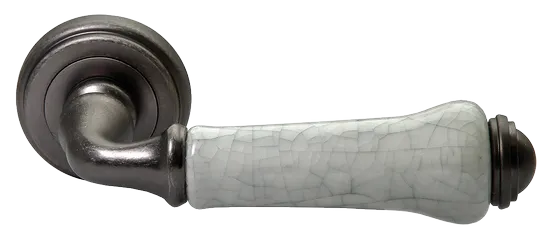 UMBERTO, ручка дверная MH-41-CLASSIC OMS/GR, цвет - старое мат.серебро/серый фото купить Краснодар