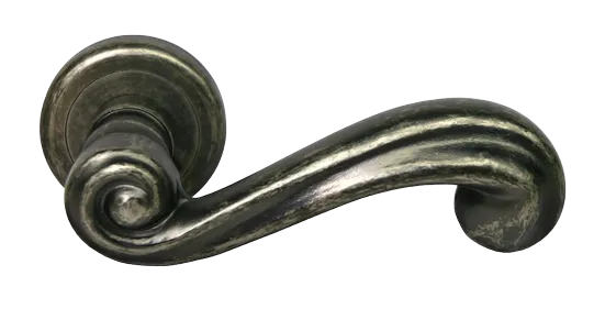 PLAZA, ручка дверная CC-1 FEA, цвет - состаренное серебро фото купить Краснодар