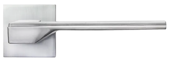 PIERRES, ручка дверная на квадратной накладке MH-49-S6 SC, цвет - матовый хром фото купить в Краснодаре