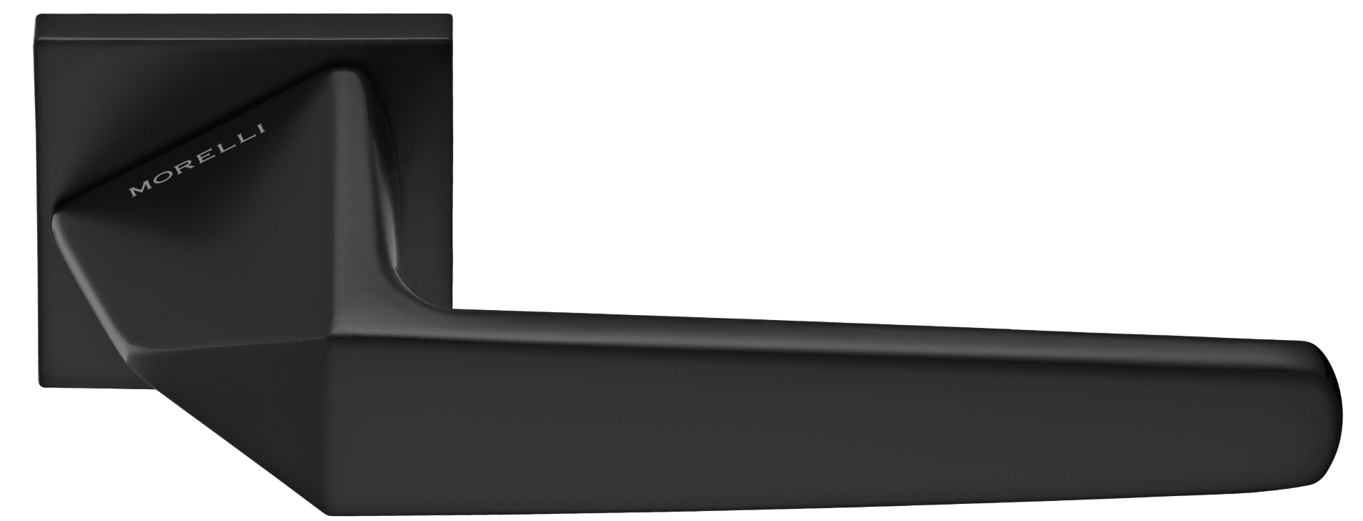 SOUK ручка дверная на квадратной розетке 6 мм, MH-55-S6 BL, цвет - черный фото купить Краснодар