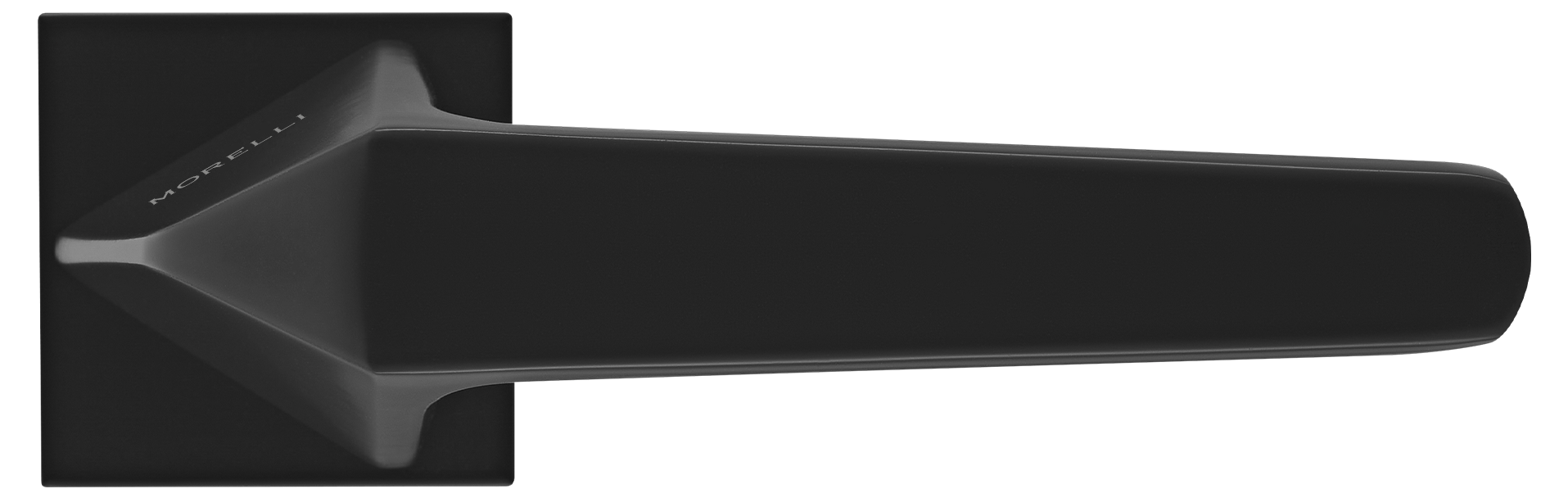 SOUK ручка дверная на квадратной розетке 6 мм, MH-55-S6 BL, цвет - черный фото купить в Краснодаре