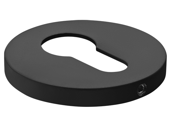 Накладка на ключевой цилиндр, на круглой розетке 6 мм, MH-KH-R6 BL, цвет - чёрный фото купить Краснодар