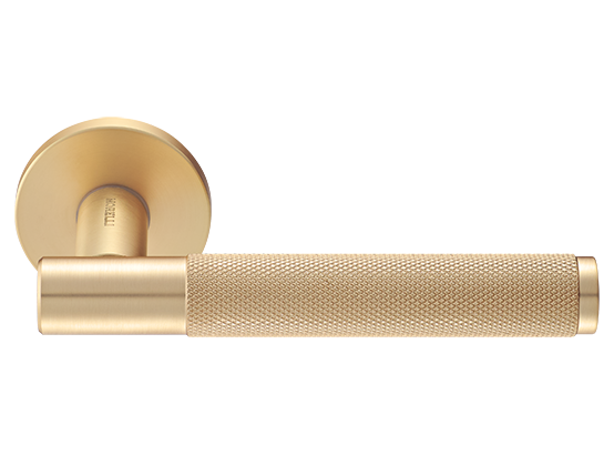 Ручка дверная "AZRIELI" на круглой розетке 6 мм, MH-57-R6T MSG, цвет - мат. сатинированное золото фото купить Краснодар